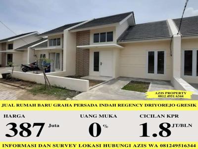 Jual rumah baru lokasi graha persada indah regency driyorejo gresik