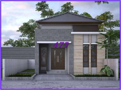 Jual Rumah Siap Bangun di Timur Jl Pamungkas Sleman, SHM