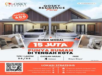 Rumah Baru Qosky Residence Poris KPR Murah Ekonomis