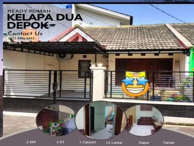 Ready Rumah Murah 700 Jutaan Nego Dalam Cluster di Kelapa Dua Depok