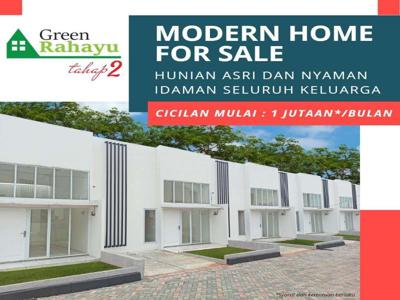 rumah berkonsep modern murah bekasi