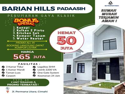 Rumah Di Jual Full Furnish Murah Dekat Kota Cimahi