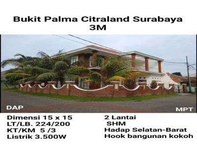 Rumah Hook Mewah Bukit Palma Citraland Dkt Tandes Pelican Hill