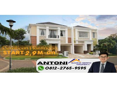 rumah mewah di cluster caribbean at flaminggo kawasan terbaik limited