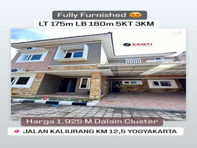 Rumah Mewah Fully Furnished di Jalan Kaliurang km 13 dekat UII, Al Azh