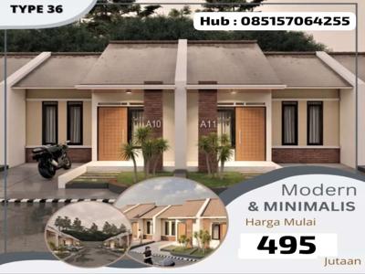 Rumah modern dan minimalis di depok