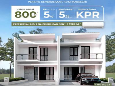 Rumah Perintis 3 Dekat MALL MTOS Tamalanrea Makassar