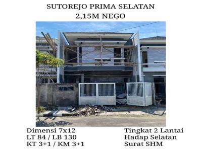 Rumah Sutorejo Prima Selatan Dkt Kalijudan Mulyorejo Grand Kenjeran