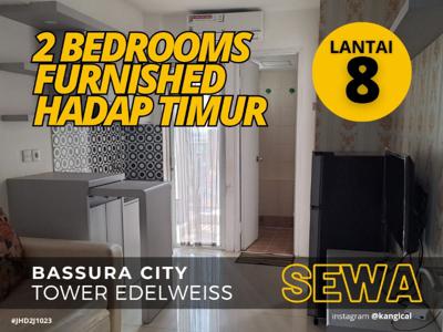 Bassura City 2 Bedroom Furnished Bagus Hadap Timur Kota Jakarta