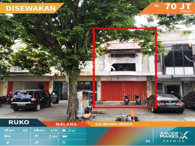 Disewakan Ruko Bagus Lokasi Strategis di Jl Ciliwung Indah Malang