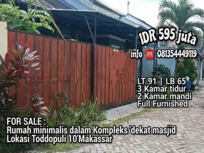 jual rumah Toddopuli 10 Makassar