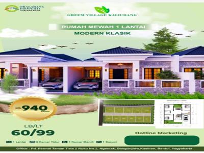 Rumah Mewah Modern di Jalan Kali Urang dekat Sleman Yogyakarta