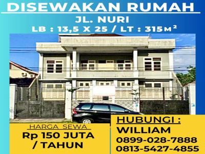 SEWA RUMAH JL NURI MAKASSAR