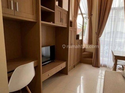 Apartemen Baru Studio 1 BR Mezanine Full Furnished Ground Floor