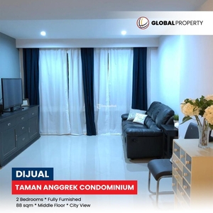 Dijual Apartemen New Fully Furnished Taman Anggrek Condominium 2 Bed Middle Floor - Jakarta Barat