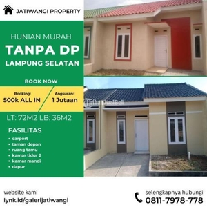 Dijual Rumah Murah Akses Mudah di Natar Bersubsidi Tipe 36/72 - Lampung Selatan