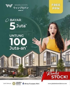 PROMO 10 HARI LAGI !! RUMAH FULL DISKON DI CLUSTER WIMBLEDON