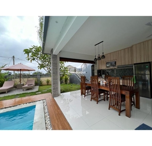 Jual Villa Cantik LT272 LB250 3KT 4KM Fully Furnished di Ungasan Harga Paling Murah View Laut Melasti - Badung Bali