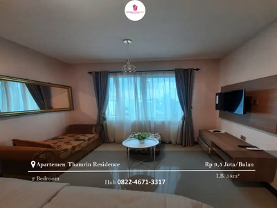 Disewakan Apartement Thamrin Residence High Floor 2 BR Furnished