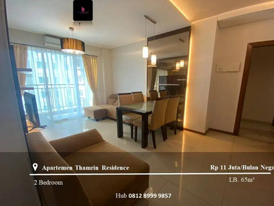 Disewakan Apartement Thamrin Residence Middle Floor 2BR Full Furnished