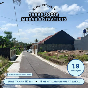 Jual Tanah Siap Bangun Dekat Kantor kelurahan Umbulmartani Strategis