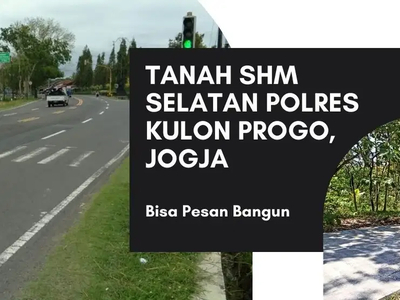 MURAH Siap Bangun Selatan Polres Kulon Progo, Tanah LT 198 m2
