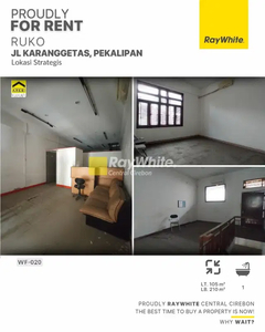 RUKO SEWA DI AREA PERTOKOAN 2 LANTAI PEKALIPAN CIREBON