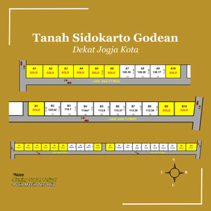 Tanah Mangku Aspal Sidokarto Godean, Dekat Kampus UNISA Gamping