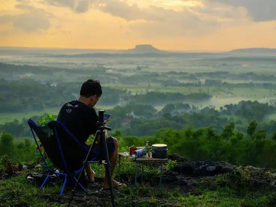 Tanah pegunungan dengan view terbaik di kota tuban