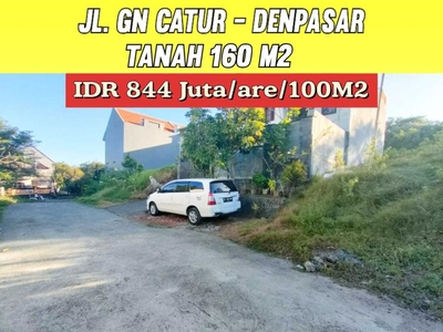 TANAH CANTIK AKSES BESAR DI JL. GN CATUR DENPASAR BARAT