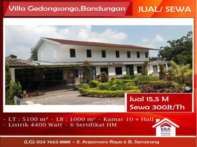 Sewa Villa Gedongsongo Bandungan