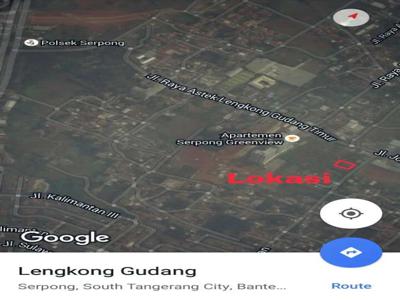 Dijual Tanah Lengkong Gudang Timur IV BSD Serpong Tangerang Selatan