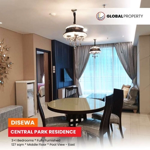 Central Park Residences Tower Adaline, Pool View, Fully Furnished, Wes