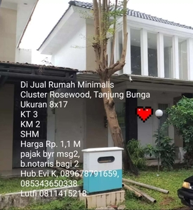 Di Jual Murah Rumah Minimalis, Rosewood Tanjung Bunga