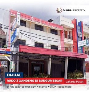 Dijual 3 Ruko Gandeng di Jalan Utama Taman Ratu, Kedoya Jakarta Barat