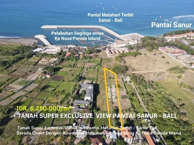 Dijual Cepat Murah Lokasi Tanah di Kawasan Pantai Sanur - Denpasar