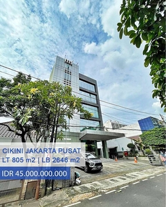 Dijual Gedung Perkantoran / Building di Cikini, Jakarta Pusat