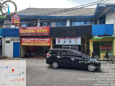 Dijual lelang Ruko di Tugu Utara, Koja, Jakarta Utara