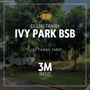 Dijual Tanah di Cluster Ivy Park BSB City Semarang