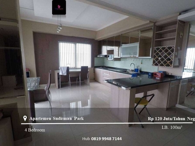 Disewakan Apartemen Sudirman Park High Floor 3BR+1 Full Furnished