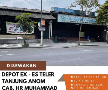 FOR RENT‼️ Disewakan Depot Jalan HR. Muhammad