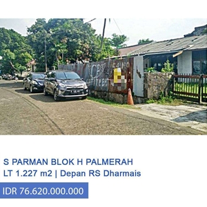 Harga NJOP Hitung Tanah di S Parman Palmerah, Jakarta Barat