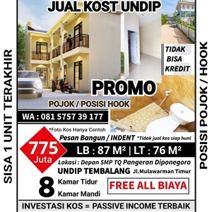 JUAL KOST UNDIP 775JT 8KT+8KM TEMBALANG