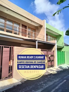 Jual Rumah Ready 3 kamar area Kampus Udayana RS Sanglah Denpasar Bali
