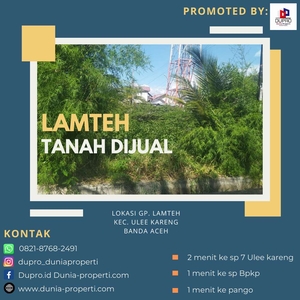 LAMTEH ULEE KARENG- Tanah di jual luas tanah 600 M Banda Aceh