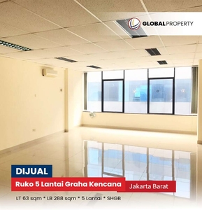 Ruko Graha Kencana, 5 Lantai, Sudah Renov, Kebon Jeruk, Jakarta Barat
