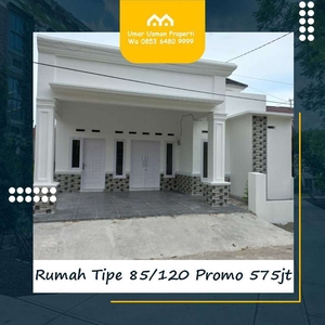 Rumah Komplek di Bypass Padang 3 Kamar Tipe 85 Tanah 120m Hanya 580jt