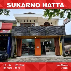 Rumah Toko + Kost Luas 188 Kamar 19 Bunga Sukarno Hatta Suhat _ 382B