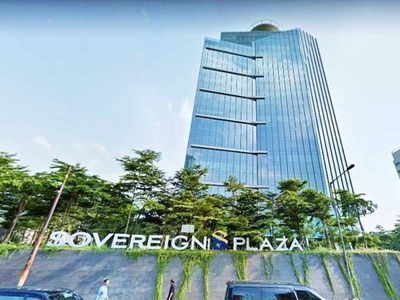 Sewa Kantor Sovereign Plaza luas 384 m2 Furnished - Jakarta Selatan