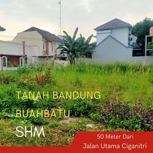 Tanah Bandung Cluster Perumahan Buahbatu Ciganitri SHM